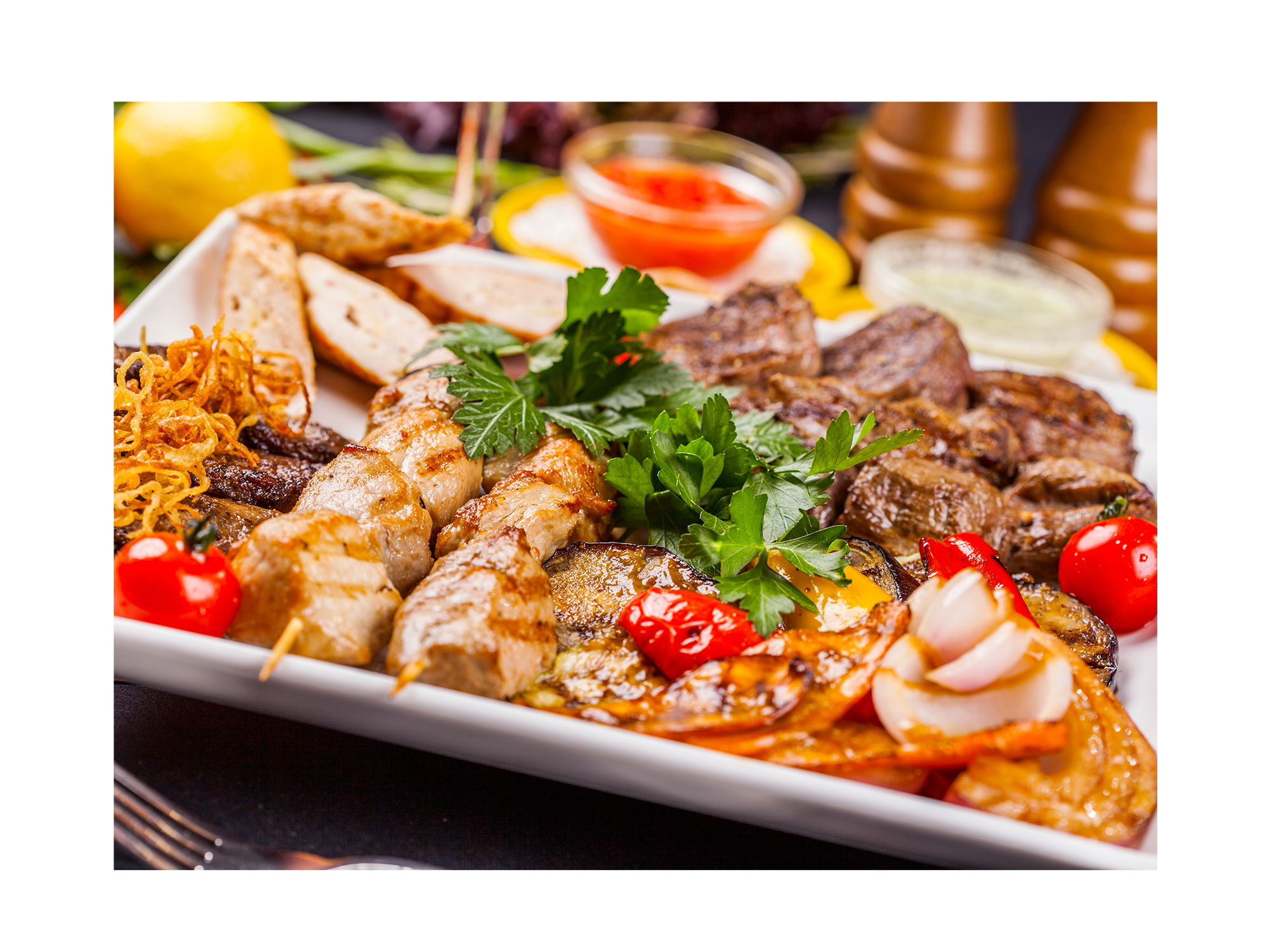 Speisen bei Flavours SteakHouse